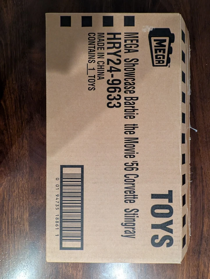 Mega Bloques Escaparate Barbie '56 Corvette Stingray de la Película Barbie Foto 3 de 3