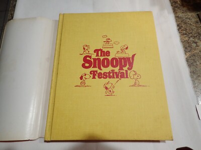 The Snoopy Festival hardcover Book by Charles M Schulz HCDJ 1st