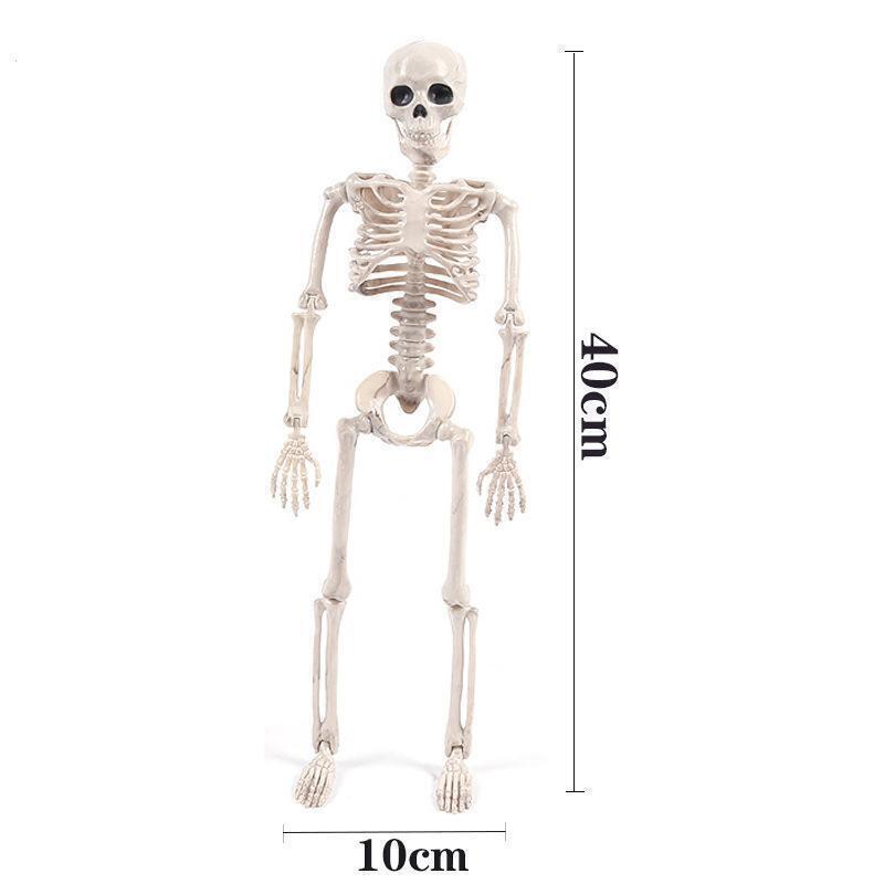 Halloween Human Skeleton Oversized Poseable Full Life Size Decoration