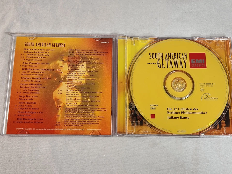 Die 12 Cellisten der Berliner Philharmoniker (12 Cellists) 3 CD LOT Holland Impo - Imagem 3 de 4