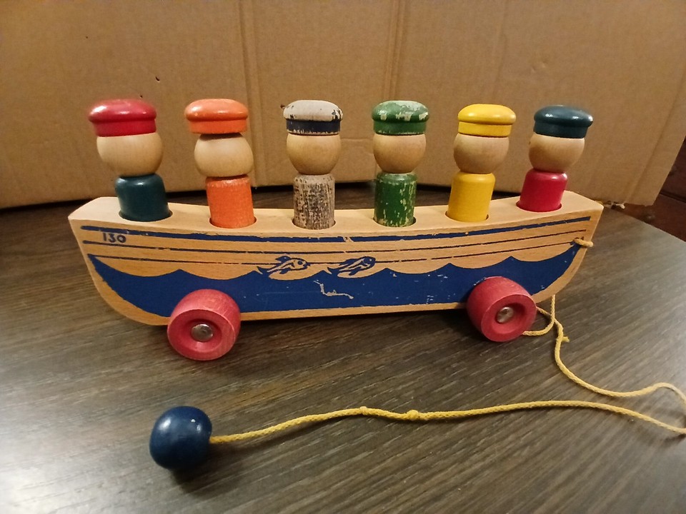 Old wooden Holgate boat 130, made in Kane , PA eBay