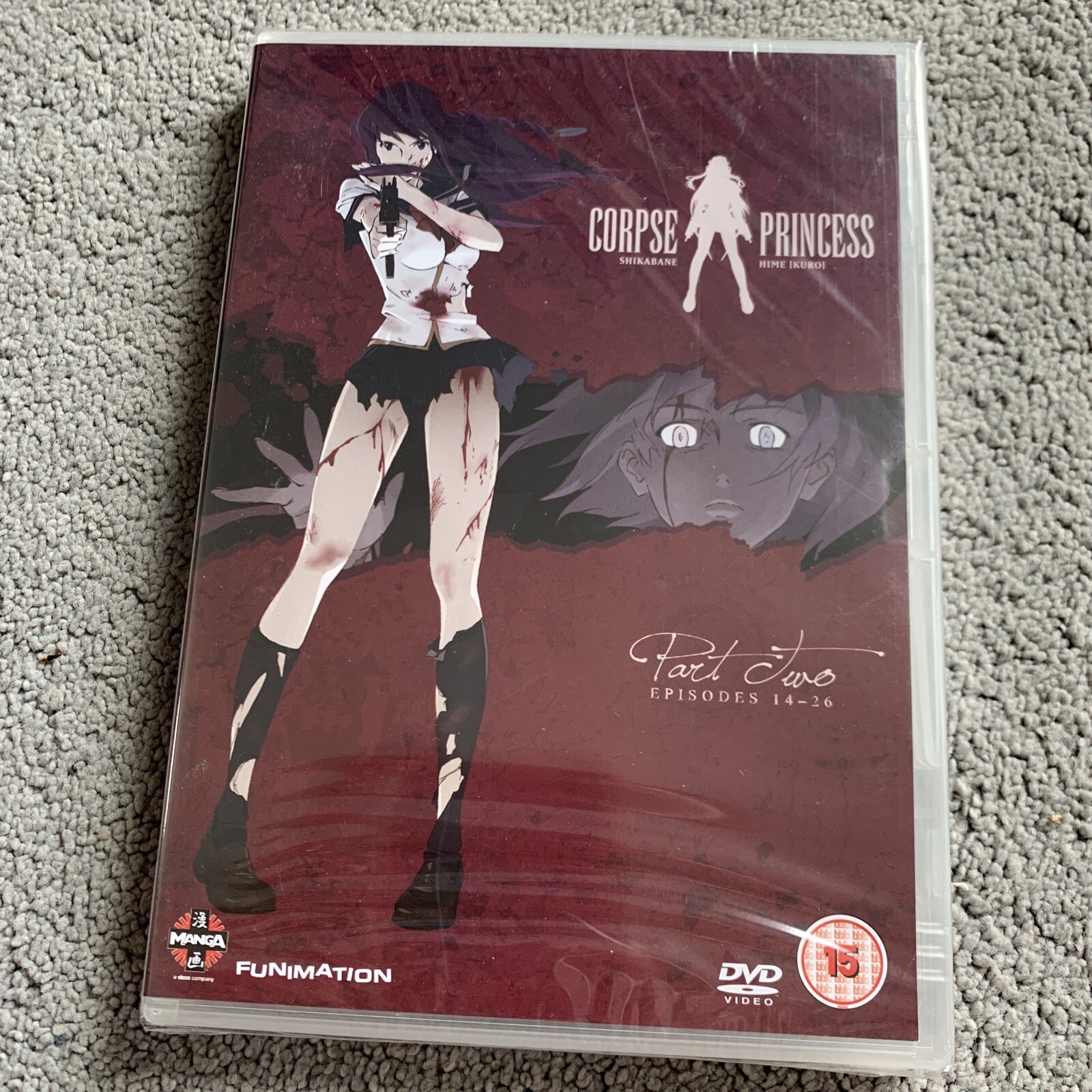 Shikabane Hime: Corpse Princess Part 2 - Kuro [DVD] New Sealed