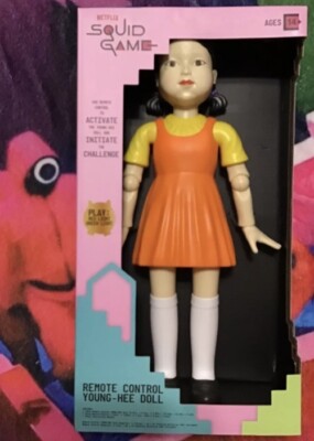 NETFLIX SQUID GAMES YOUNG-HEE DOLL REMOTE CONTROL 15 Plays Red Light Green Light