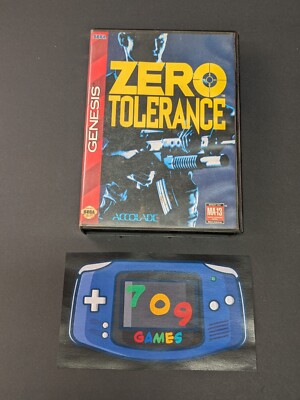 Zero Tolerance (Sega Genesis, 1994) CIB COMPLETE