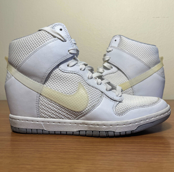 Nike Dunk Sky Hi Essential White Sail Wmns Women's Size 9 Sneakers