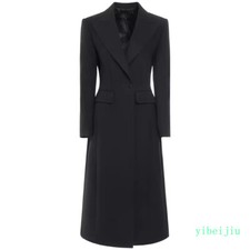 Women's Full Length Long Coats One Button Blazers Office Lady OL Spring Clothes