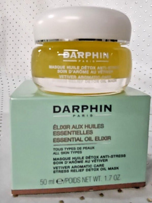 Darphin Essential Oil Elixir Vetiver Aromatic Stress Relief Detox Oil Mask 1.7oz