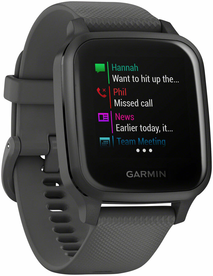 Garmin Venu Sq GPS Watch - Shadow Gray/Slate for sale online