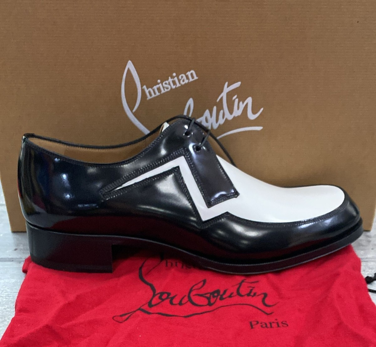 Christian Louboutin Inglesina Men's Shoes Black Patent Size EU 41 CL005 | eBay Christian Louboutin Inglesina Men's Shoes Black Patent Size EU 41 CL005 | eBay