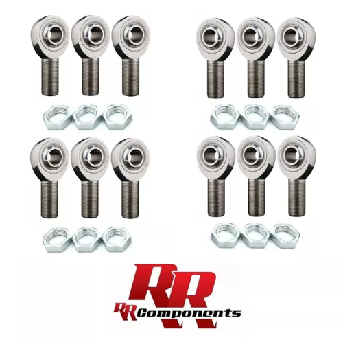 5/8 Chromoly 3 pc Rod End with Jam Nuts ( 6 LH-6 RH ) - 第 1/6 張圖片
