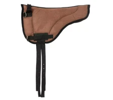 Hσrze Synthetic Suede Bareback Pad - Brown