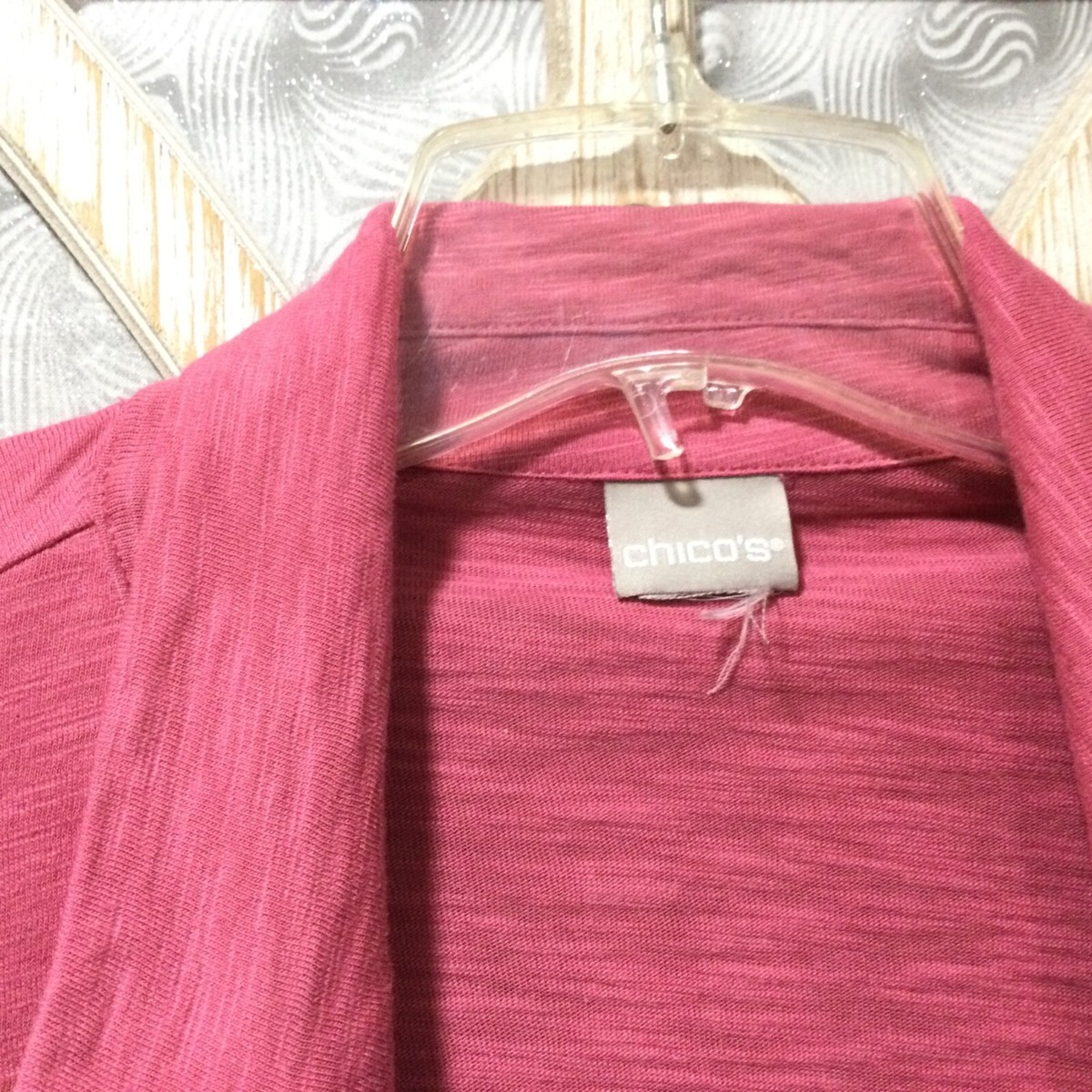 Chicos Pink Open Jacket Size 1X | eBay