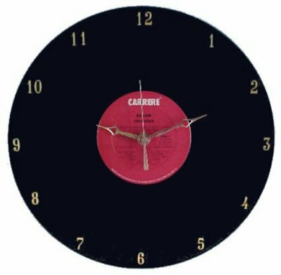 Saxon - Vinyl LP Record Wall Clock by Rock Clock