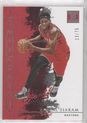 2019-20 Panini Impeccable Silver 13/75 Pascal Siakam #39 im4