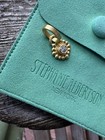 Stephanie Albertson Diamond Custom 22k Gold Small Pendant with Flat Bail — photo 3