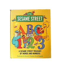 Sesame Street ABC  123 Hardcover Letters Words  Numbers Counting Gen Z Muppets