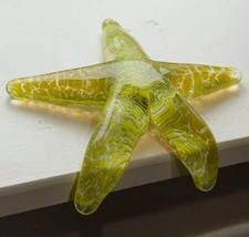 Creeping Glass Starfish by John Gibbons (Yellow/White)