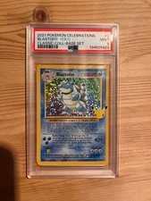 Pokemon Card Blastoise Holo 25th 2/102 Celebrations Set Base ENG Gem MT PSA 9