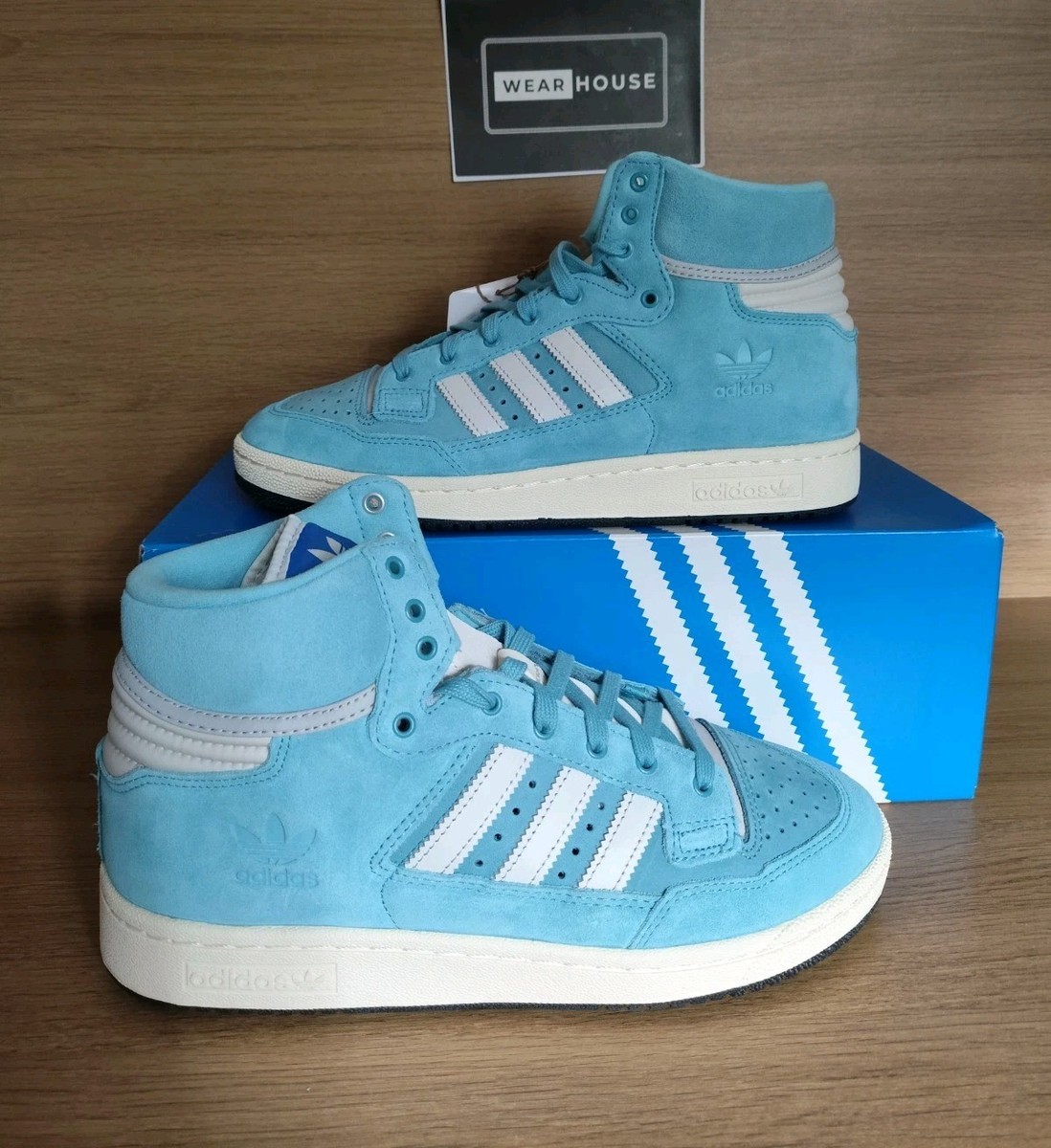 adidas Originals Centennial 85 HI Mens Trainers Blue/White