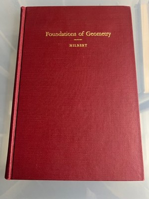 THE FOUNDATIONS OF GEOMETRY - DAVID HILBERT - HARDCOVER