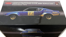 Kyosho 1/18 Nissan Skyline 2000 GT-R KPGC110 Racing Version No.73 Blue