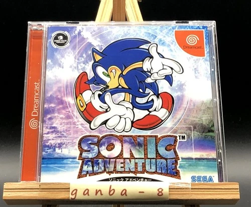 Sonic Adventure w/spine (Sega Dreamcast,1999) from japan