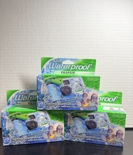 3x Underwater Camera Waterproof Fuji Quicksnap 27 Exposure Fujifilm SEALED ~