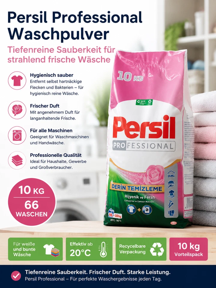 ⭐ Persil Professional Waschpulver 10 kg - Neu - Bild 1 von 1