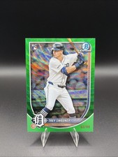 2025 Bowman Chrome - Trey Sweeney, Trey Sweeney #25 Green Wave Refractor /99