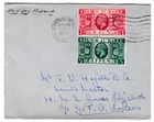 NS31/1 GB 1935 JUBILEE FIRST DAY COVER POSTED TO HMS QUEEN ELIZABETH