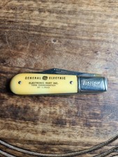 Vintage Colonial Barlow General Electric Advertising Pocket Knife USA Delrin GE