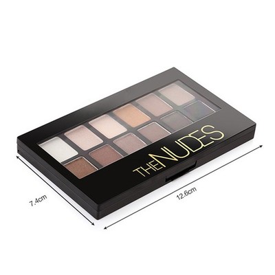 12 Color Eyeshadow Palette Matte Glitter Pearlized Blended Makeup Eye Shadow For