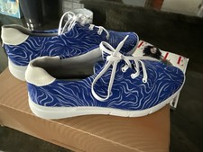 Women  s Arcopedico L76 Blue Pattern Casual Shoes Size 38 US 7-7.5 Brand New