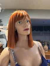 Vintage DG Williams Full Body Female Mannequin Wood Fiberglass