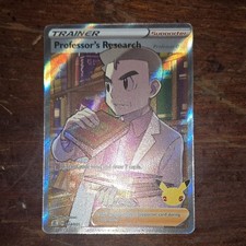 Pokémon Celebrations Professor's Research Oak Trainer Holo Promo 