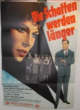 Die Schatten Werden Langer Original Movie Poster, German exploitation