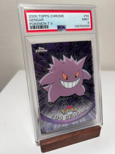 Gengar #94 Pokemon 2000 Topps Chrome PSA 9