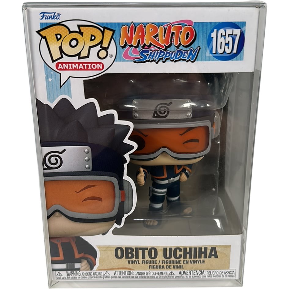 Funko Pop Anime Obito Uchiha #1657 Naruto Shippuden Vinyl Figure Pop Protector