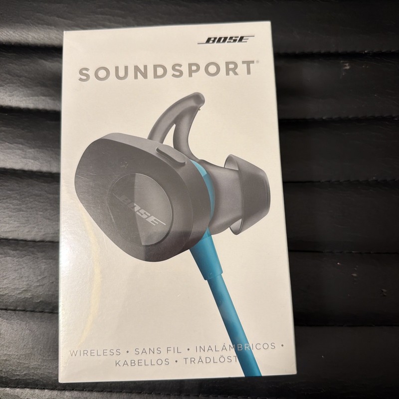 Bose SoundSport Wireless, Bluetooth In Ear Headphones, aqua "New"