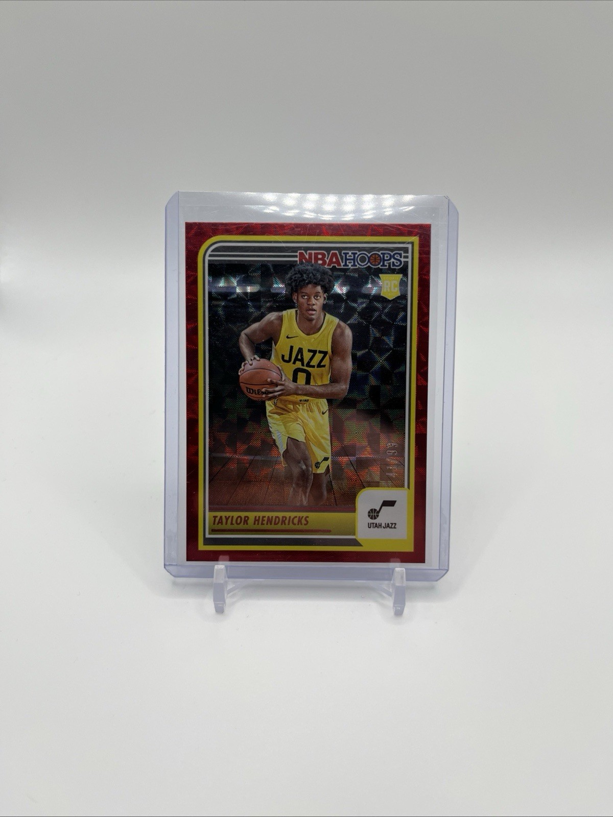 Taylor Hendricks 2023-24 NBA Hoops Red Hyper Rookie RC /99