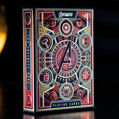 Theorie 11 - Avengers - Die Infinity Saga Spielkarten Rote Version
