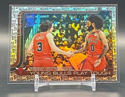 2025-26 Topps Windy City Wonder Foil Pattern Logo Fanatics #277 Chicago Bulls