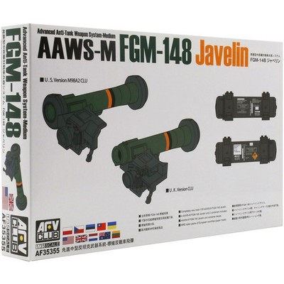 AFV Club FGM-148 Javelin Anti-Tank Missile Launcher 1:35 Model Kit AF35355