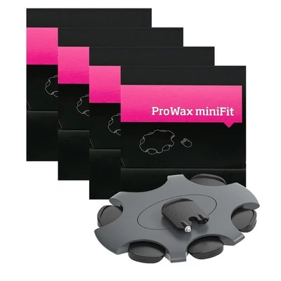 (4 paquetes) Minifit Prowax Protectores de cera Filtros para Oticon 4 paquetes, Negro-1 mm - Imagen 1 de 4