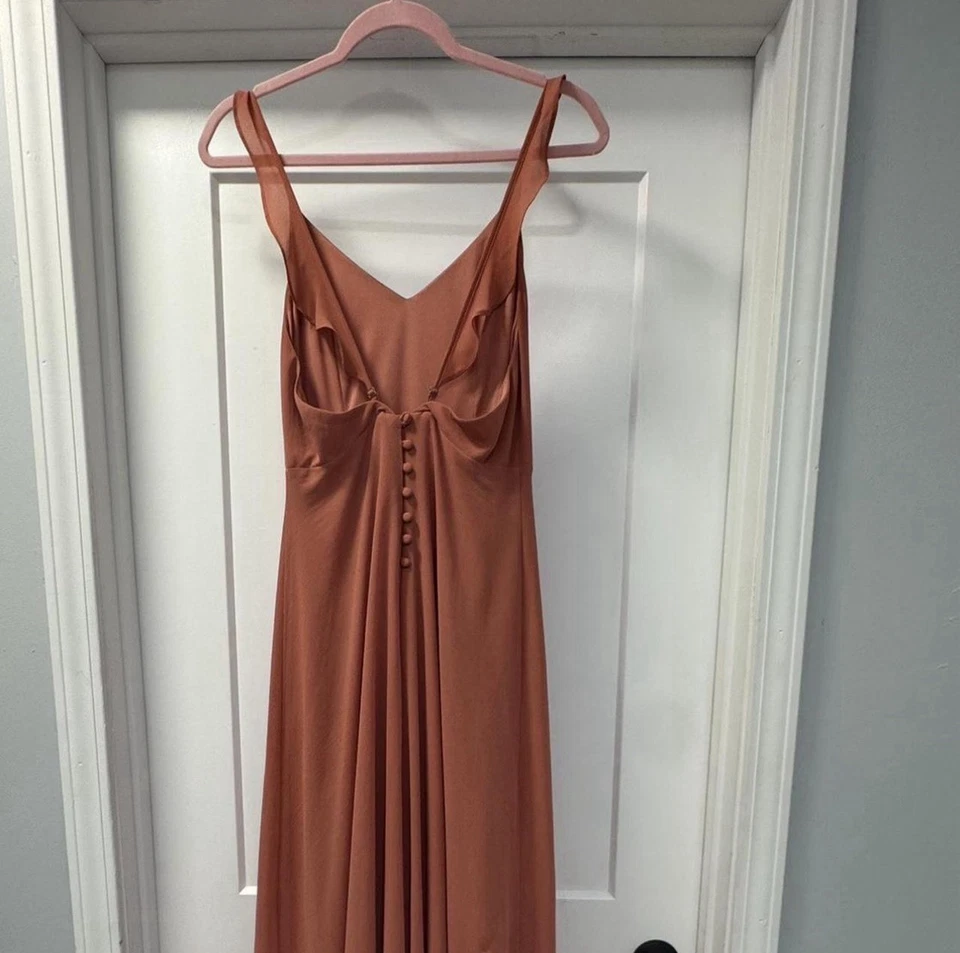 Lulus Coral Maxi Dress Size m - Image 4 of 4
