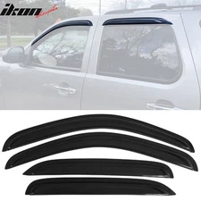Fits 07-14 Chevy Tahoe GMC Yukon Window Visors Sun Guard Rain Deflector Vent 4PC