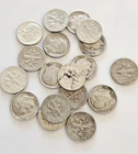 ALL 90% US SILVER 1964 and earlier FACE VALUE $2.00 US Dimes LOT SILVER HOARD!