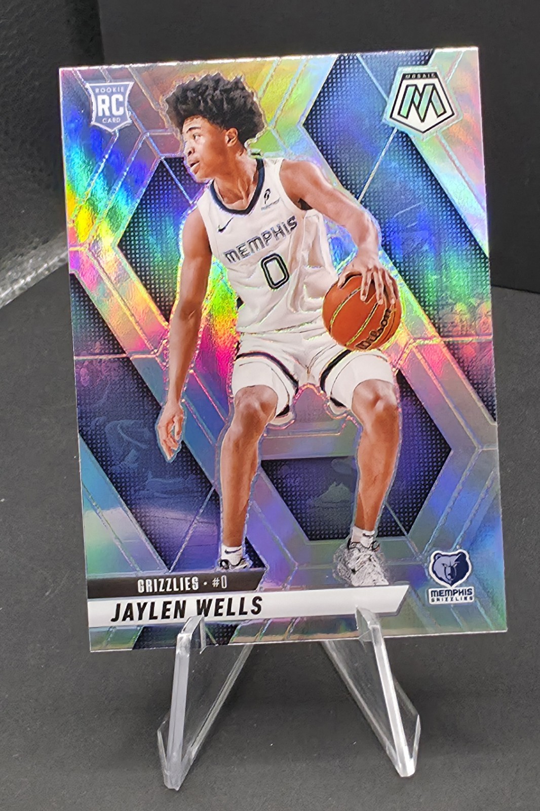 2024-25 Panini Mosaic - Rookies Jaylen Wells #240 Silver Prizm (RC)