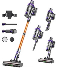 Cordless Vacuum Cleaner, 450W 48KPA 60Mins Vacuum Cleaners for Home,Anti-tang...