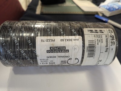 75 pieces 472-SPR STL Beneri Internal Retaining Rings, New in sealed package!